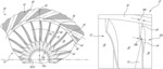 Impeller with chordwise vane thickness variation