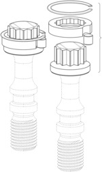 Fastener with anti-rotation device