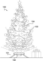 Holographic Christmas tree