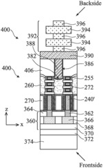Semiconductor structure with self-aligned backside power rail