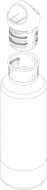 Combination container and cap