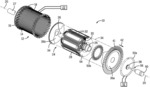 Superconducting Motor with Spoke-Supported Rotor Windings