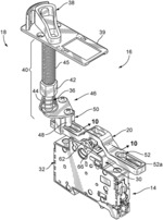 Actuator assembly for electrical switches housed in an enclosure