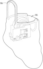 Radio frequency antenna for an in-the-ear hearing device