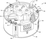 Motor controller assembly with containment system for capacitor