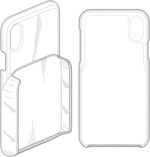 Case for a phone and card reader