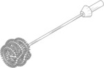 Beverage frother and whisk