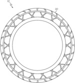 NON-PNEUMATIC TIRE AND RIM ASSEMBLY