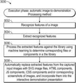 Machine learning systems and methods for translating captured input images into an interactive demonstration presentation for an envisioned software product