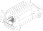 Modular bed system for vehicle cargo area