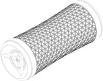 Outer cover for vibrating fitness roller