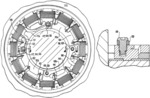 Generator rotor flat wire winding