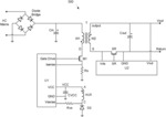 Flyback converter with auxiliary winding voltage sensing referring to capacitor voltage