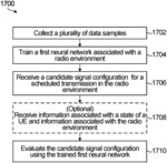 Systems and methods for wireless signal configuration by a neural network