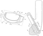 Golf club head having a support to limit faceplate deformation