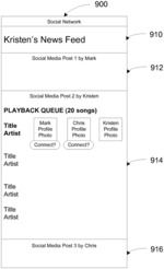 Social media connection recommendations based on playback information