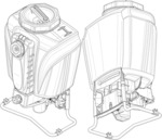 Dual chamber backpack sprayer