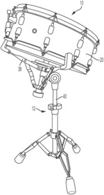 DAMPENING DEVICE FOR AN INSTRUMENTAL DRUM