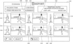 Gait motion display system and program