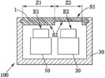Optically transparent electromagnetically shielding element comprising a plurality of zones