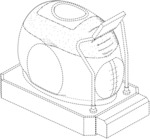 Portion of an enclosure of a DAP unweighting system