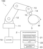 CURVED SURFACE FOLLOWING CONTROL METHOD FOR ROBOT