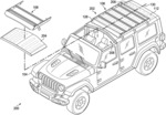 RECONFIGURABLE ROOF RACK WITH A MULTIFUNCTIONAL SURFACE