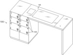 Smart table with built-in lockers