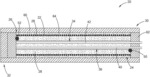 Resistive heater with temperature sensing power pins