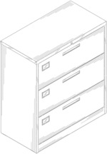 Lateral cabinet