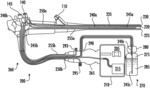 Integrated container and tube set for fluid delivery with an endoscope