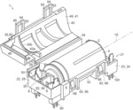 Capacitor carrier assembly with housing having expansion features