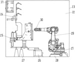 Robot for unmanned operation and maintenance in an indoor medium or high voltage switch-gear station