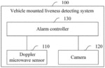 VEHICLE MOUNTED LIVENESS DETECTION SYSTEM, LIVENESS DETECTIPN METHOD AND APPARATUS