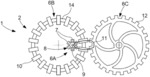 TIMEPIECE MECHANISM PROVIDED WITH A MAGNETIC GEAR