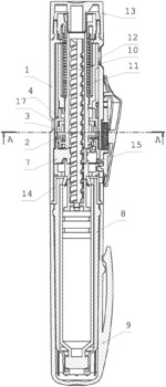 Clutch assembly with a blocking system for a medical injection device