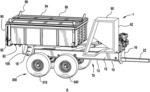 Self-propelled tandem axle trailer