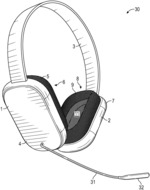 Monaural headset with two earphones