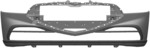 Front bumper cover for vehicles