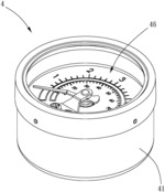 Pressure sensing metal diaphragm, pressure sensing diaphragm assembly and pressure gauge