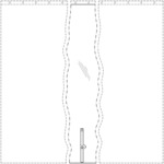 Shower curtain counterweight assembly