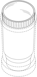 Beverage insulating container