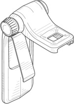 Electronic device clip