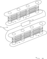 Humbucker pickup for string instruments with interposed tone-altering signal processor
