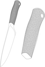 Handle for kitchen knives