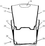 Integrated strainer and container for soaking clothes and the like