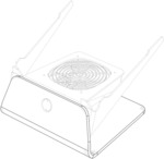 Cooling stand for an electronic device