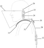 Shoulder transfer weight support system and face shield