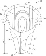Male incontinence article having an absorbent cup