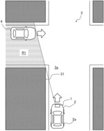 Sensing device, moving body system, and sensing method